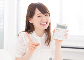 受付で説明