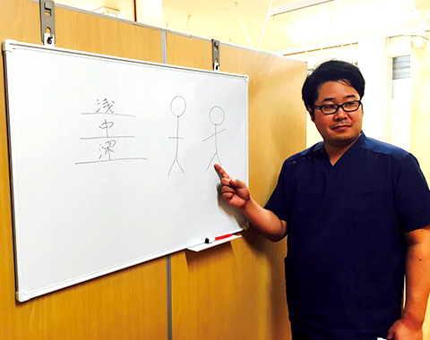 姿勢指導